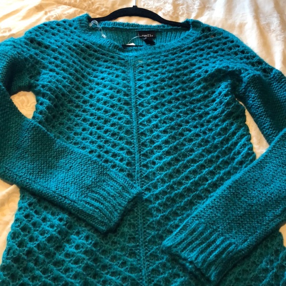 Rue21 Sweaters - Teal green knitted sweater